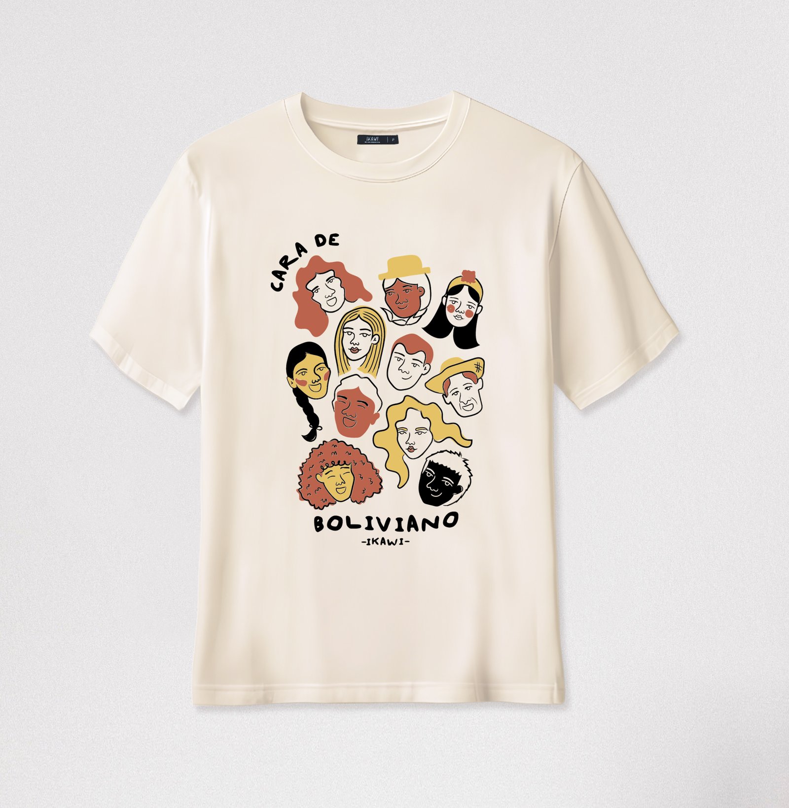 Polera Cara de Boliviano Femenina